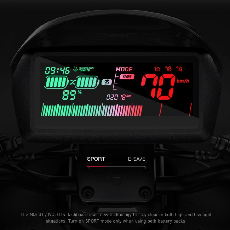 NIU NQi GTS SR (50 mph) NIU NQi GTS SR (50 mph)