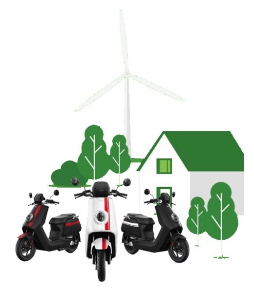 Go Green Electric Motorcycle