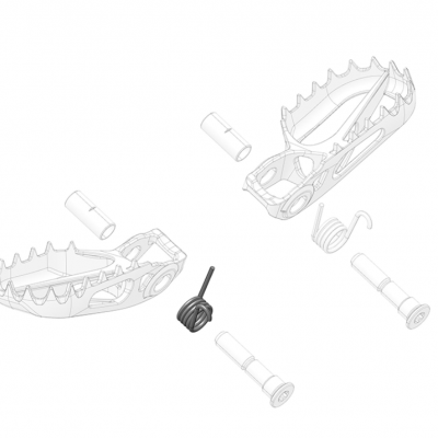Stark - Varg - LH Foot Peg Spring Stark - Varg - LH Foot Peg Spring