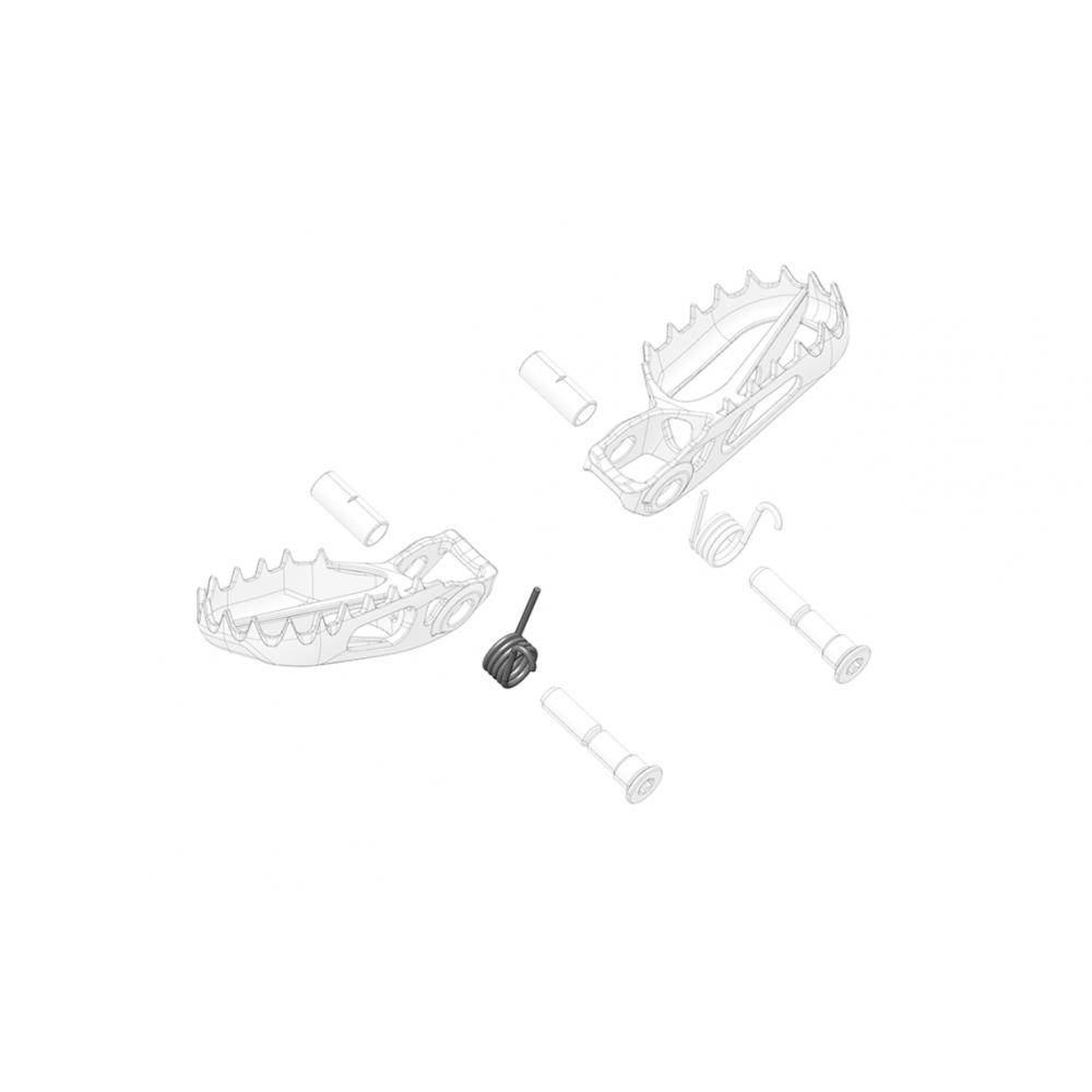 Stark - Varg - RH Foot Peg Spring | Parts | Magnet Motos