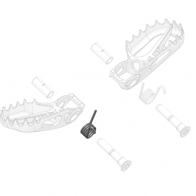 Stark - Varg - RH Foot Peg Spring Stark - Varg - RH Foot Peg Spring